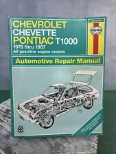 1976 - 1987 Chevrolet Chevette Pontiac T1000 Haynes Auto Repair Manual picture
