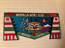 Wipala Wiki  Lodge 432 NOAC 1996 older OA Flap m picture