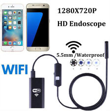 For iPhone Android iOS PC 5.5MM WiFi Borescope Endoscope Snake Inspection Camera picture