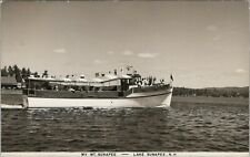 c1950s-60s MV Mt. Sunapee ~ Lake Sunapee New Hampshire Real Photo NH Postcard picture