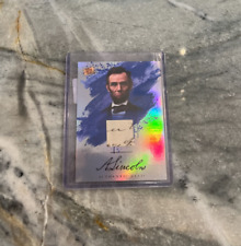 Pieces Of The Past 2023 ABRAHAM LINCOLN HANDWRITING RELIC  Silver Refractor picture