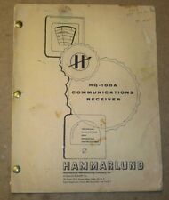Original HAMMARLUND HQ-100A Communications Receiver HAM Radio Book Manual Guide picture