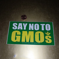 VINTAGE GMO'S Sticker Decal RACING ORIGINAL old stock picture
