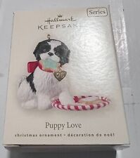 2008 Hallmark Keepsake Shih Tzu Puppy Love Series 18th Christmas Ornament picture