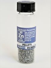 Zinc Metal Pellets/Spheres 31.1 Grams 99.99% in our new 