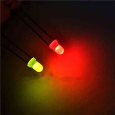 20 Each -5mm Dual Bi Color Polarity Changing Red/Green Led Diffused 2-Pin led  picture