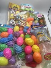 Huge Lot of Vintage Plastic Easter Egg Hunt Eggs Color Change Nip Looney Tunes picture