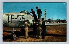 San Antonio TX, Lackland Air Force Base, USAF, Preflight, Chrome Texas Postcard picture