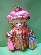 Christopher Radko Bloomingdale's Muffy Shopper Glass Blown Ornament  picture