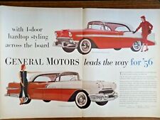 1956 GM General Motors Ad Chevrolet Bel Air Sports Pontiac Star Chief Catalina picture