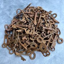 Antique Vintage Style 19th Century Cast Iron Keys Lot of 100 picture