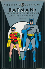 BATMAN: THE WORLD'S FINEST COMICS - ARCHIVES, VOLUME 1 By Bob Kane - Hardcover picture