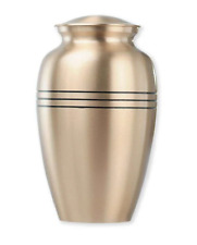 Genoa Brushed Bronze Cremation Urn, Cremation Urns Adult, Urns for Human Ashes picture