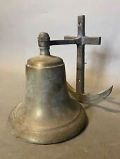 Vintage Nautical Themed Exterior Hanging Dinner Bell with Anchor Shaped Back picture