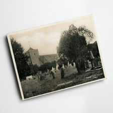 A3 PRINT - Vintage Sussex - Beeding Church picture
