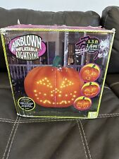 BOX ONLY 2013 Gemmy Lightsync Airblown Inflatable Halloween  Thriller Pumpkin picture