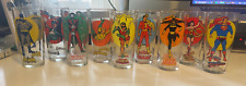 1976 DC COMICS Pepsi-Cola Super Series Glasses - Set of 9 Batman Joker Batgirl picture