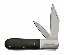 Nice Barlow Two Blade Pocket Knife Black Handle - NEW - 23-BK picture