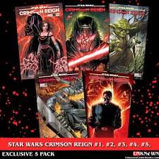[5 PACK] STAR WARS CRIMSON REIGN (#1-#5) 1, 2, 3, 4, 5 UNKNOWN COMICS EXCLUSIVE picture
