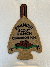 Vintage BSA Philmont Scout Ranch 1960's Earned Arrowhead Patch Never worn picture