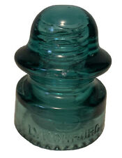Vintage Green Blue Glass Lynchburg Electrical Insulator No. 38 Made in USA picture