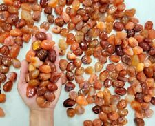 Tumbled Carnelian Crystal Stones size SMALL 1/2 inch to 1 inch picture