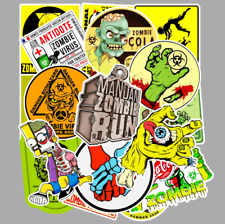 50 Pcs / Set Vinyl Stickers Zombie Skateboard Laptop Luggage Bomb Graffiti Decal picture