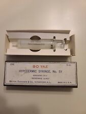 Vintage Lot B-D Glass Syringe 5cc(in box) 10cc 20cc 2cc Micromate Hypodermic 8p+ picture