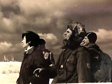 1970s Snapshot Handsome Guys Men Winter Climbers Tourists Vintage B&W Photo picture