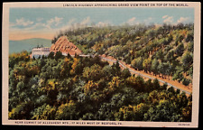 Vintage Postcard 1935 Lincoln Hwy, Grand View Hotel, Bedford, Pennsylvania (PA) picture