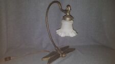 Vintage Dragonfly Gooseneck Lamp With Frosted Glass Shade picture