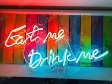 New Eat Me Drink Me Neon Sign Lamp Light 24