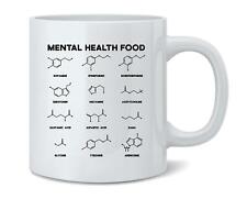 Mental Health Food Brain Chemicals Ceramic Coffee Mug Tea Cup 12 oz picture
