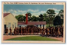 c1940 Pay Day Third WAAC Training Center Chattanooga Tennessee Vintage Postcard picture