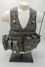 MOLLE II ACU Fighting Load Carrier VEST Triple Mag Pouch 1st Aid Pouch 7 pieces picture