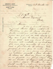 Jewish Judaica juif Letter Bulgaria 1907 Plovdiv - ABRAHAM B. & SAMUEL ANAVI picture