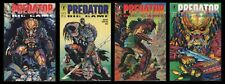 Predator Big Game Comic Set 1-2-3-4 Lot w/ Aliens Trading Card w/ Tim Vigil art  picture