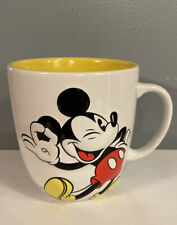 Mickey Mouse OK Coffee Tea Mug Ceramic 16 oz Disney Store Vintage L11 picture