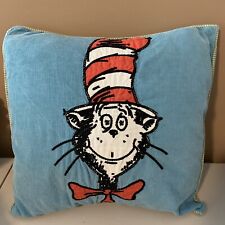 Vintage POTTERY BARN KIDS Dr Seuss Cat in the Hat pillow picture