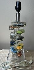 VINTAGE Matchbox Hot Wheels Like Cars Lucite Lamp Highly Collectible Rare NICE picture