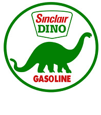Sinclair Oil Gas sticker CIRCLE Vintage Vinyl Decal |10 Sizes with TRACKING picture