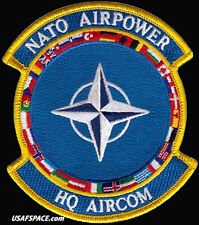USAF -NATO-AIRPOWER-HQ AIRCOM-HEADQUARTERS-ALLIED AIR COMMAND-ORIGINAL VEL PATCH picture