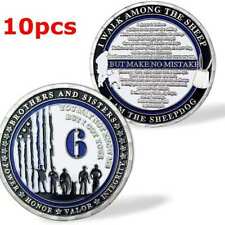 10pcs Police Challenge Coin I Got Your 6 picture