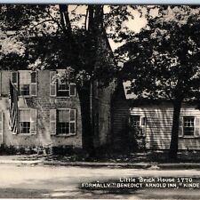 c1940s Kinderhook, NY Benedict Arnold Inn Little Brick House 1770 Postcard A118 picture