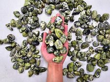 Tumbled Serpentine Crystal Stones Wholesale Bulk Gemstones for Wire Wrapping picture