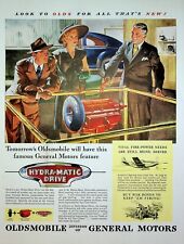1945 Oldsmobile Hydra-Matic Drive Vintage Print Ad General Motors Transmission picture