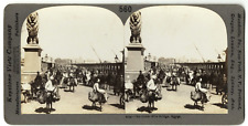 EGYPT ANTIQUE STEREOVIEW THE GREAT NILE BRIDGE picture
