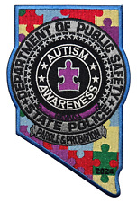 Nevada State Police - Parole and Probation Autism Awareness Patch picture
