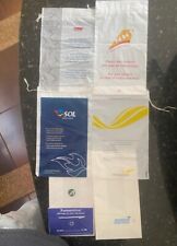 lot of 06 DIFFERENTS AIR SICKNESS BARF BAG picture