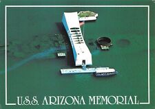 Postcard US Navy USS Arizona Memorial Pearl Harbor BB-39 Battleship WWII Bridge picture